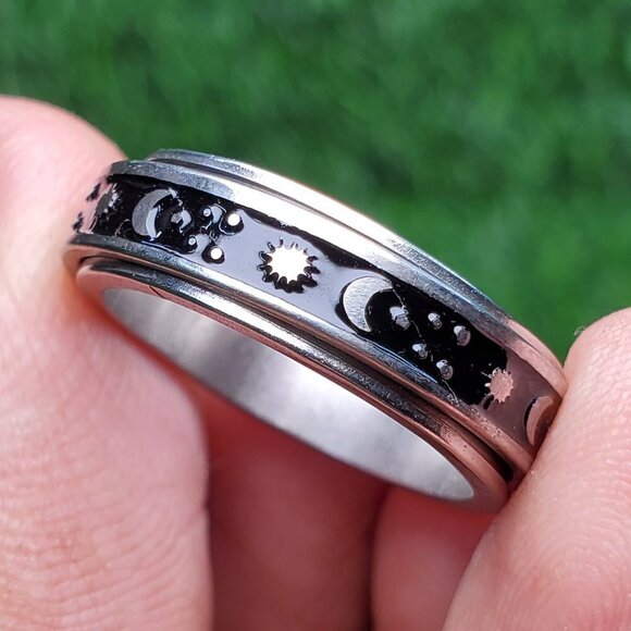 Other - Stainless Steel Fashion Spinner Ring for Men/Women, AAAQL1021